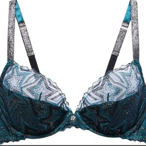 Savage X Fenty Shining Star Half Cup Plunge Bra 36B